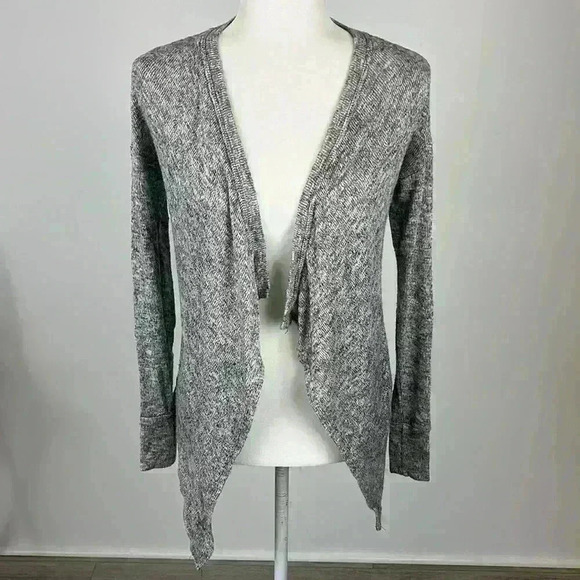 American Eagle Grey Open Front Cardigan Size XS - Picture 1 of 8